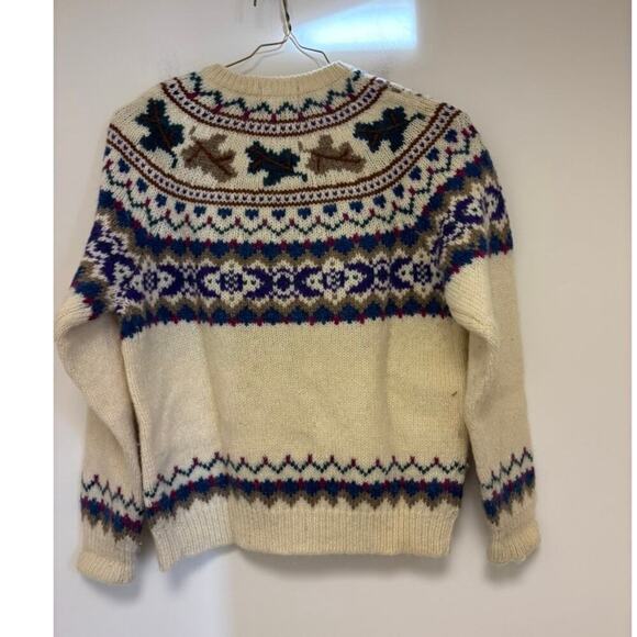 Vintage 90s Woolrich Chunky Wool Mohair Vintage Cardigan Medium - Picture 2 of 6